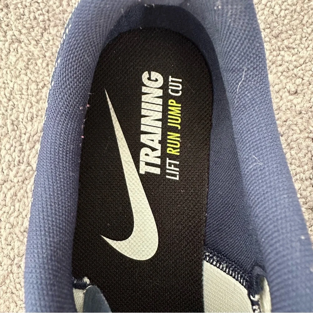 Nike Dark Blue and White Athletic Shoes